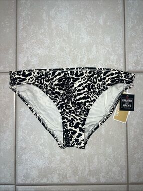Michael Kors Women's Animal Print Classic Bikini Bottoms Size Medium
